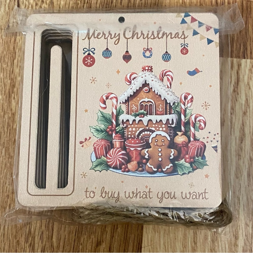 6 pcs Christmas Gift Money Clip Set, NWT